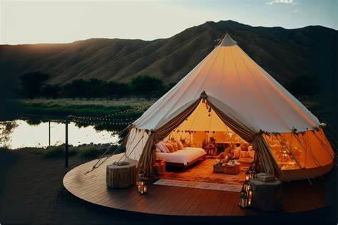 glamping tent